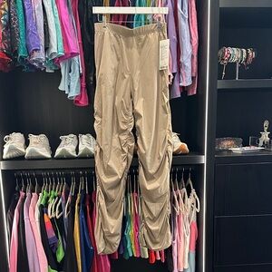 Lululemon beige dance studio slim fit HR flared pant size M